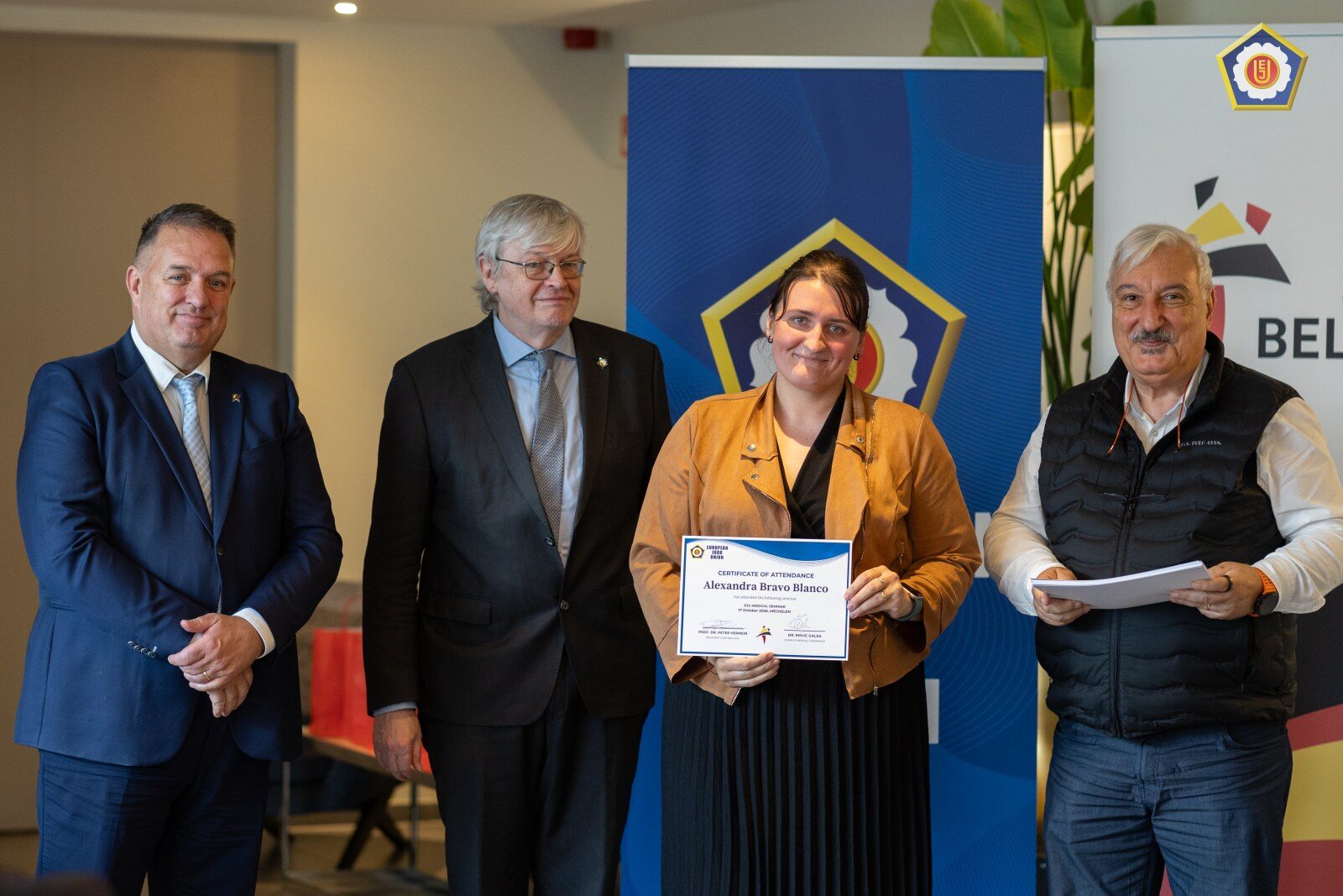 Absolventka FZV Mgr. Alexandra Bravo Blanco sa zúčastnila Lekárskeho seminára Európskej judo únie